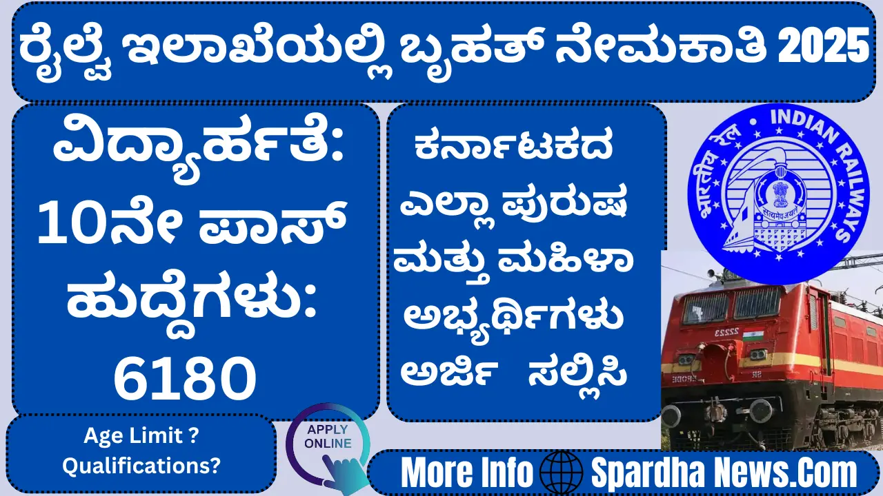 RRB Recruitment 2025 – Apply Online for 6180 Technician Posts @ indianrailways.gov.in